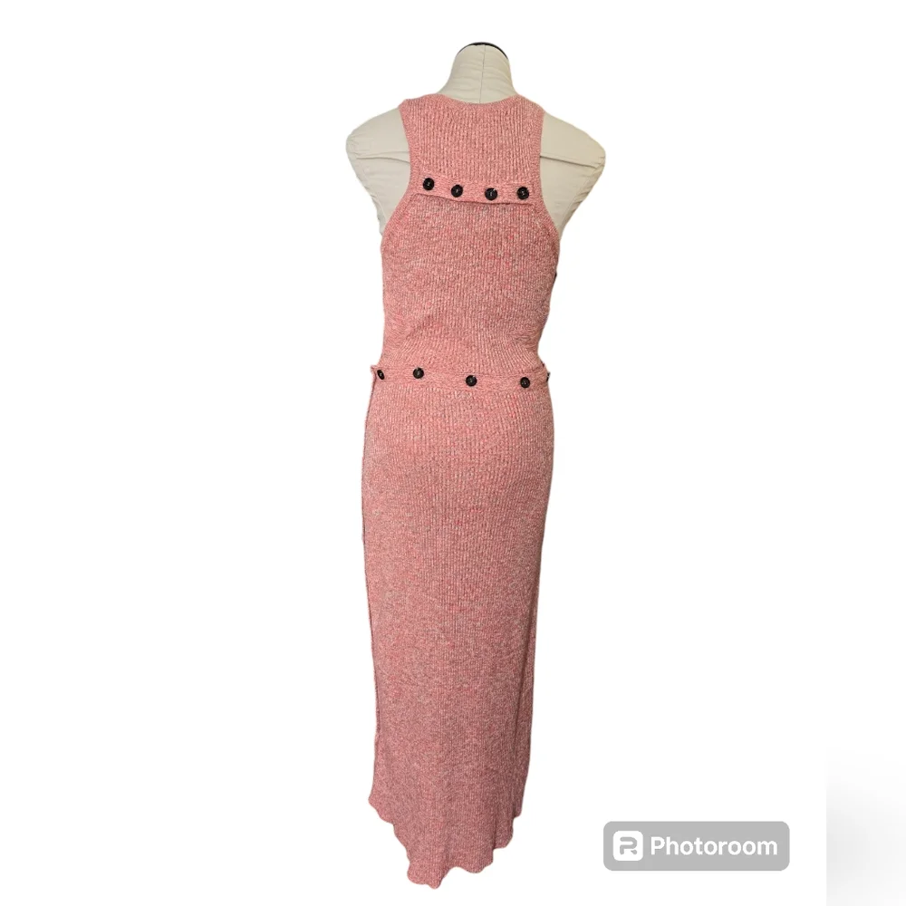 Zara Srpls Trzl Knitted Dress Size S - Picture 5 of 9